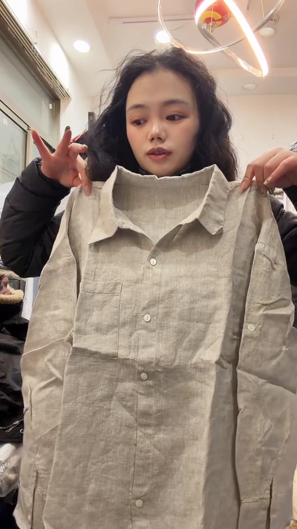 常规款NO退NO换 A 汉麻衬衫上衣