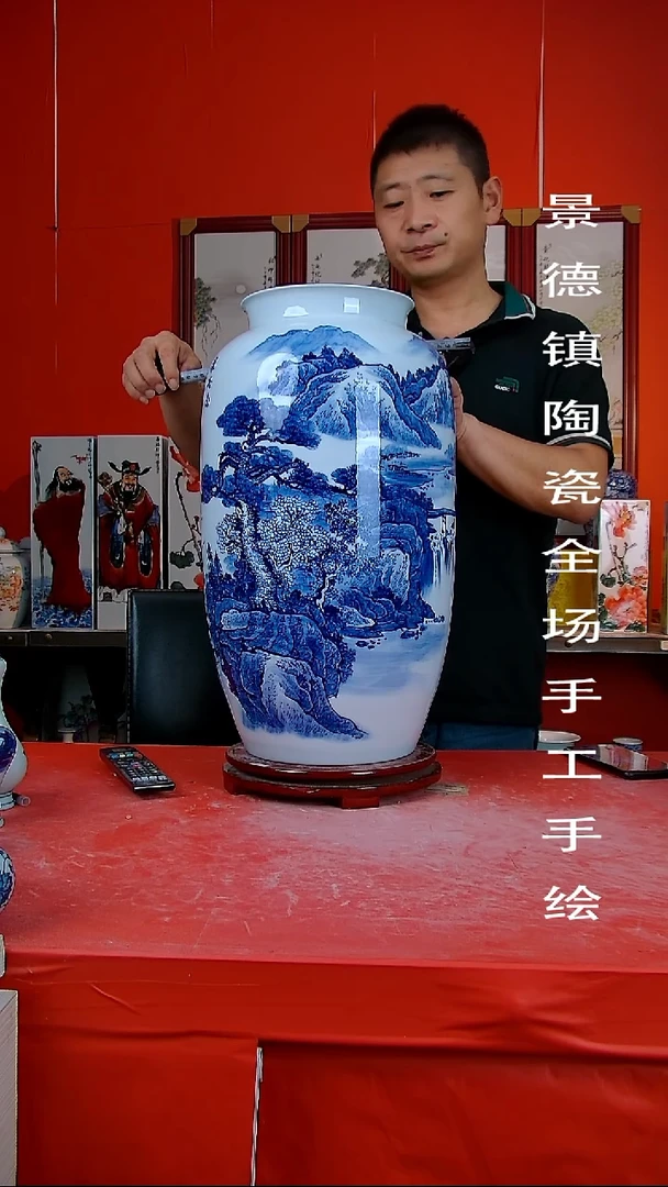 摆件景德镇陶瓷 全场手工手绘10