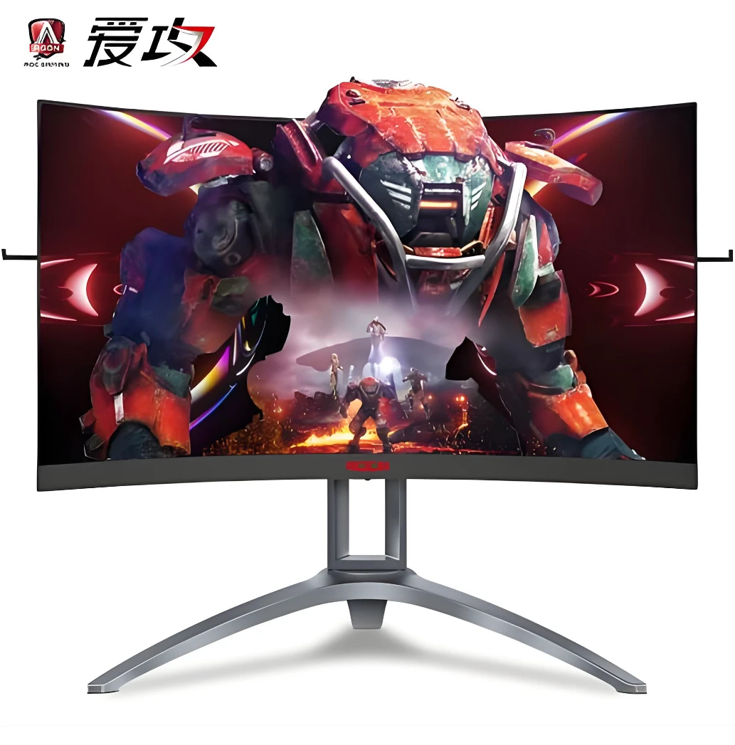 9新 AOC 【38号】爱攻三代32寸2K155hz高清高刷曲面游戏电竞显示器