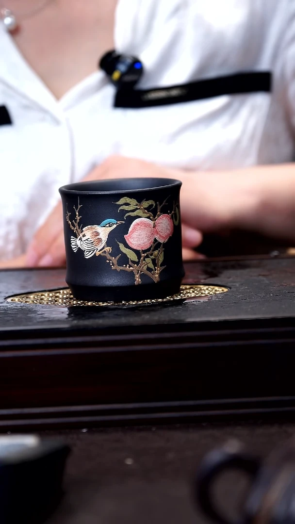 茶杯紫砂宜兴紫砂精品杯33