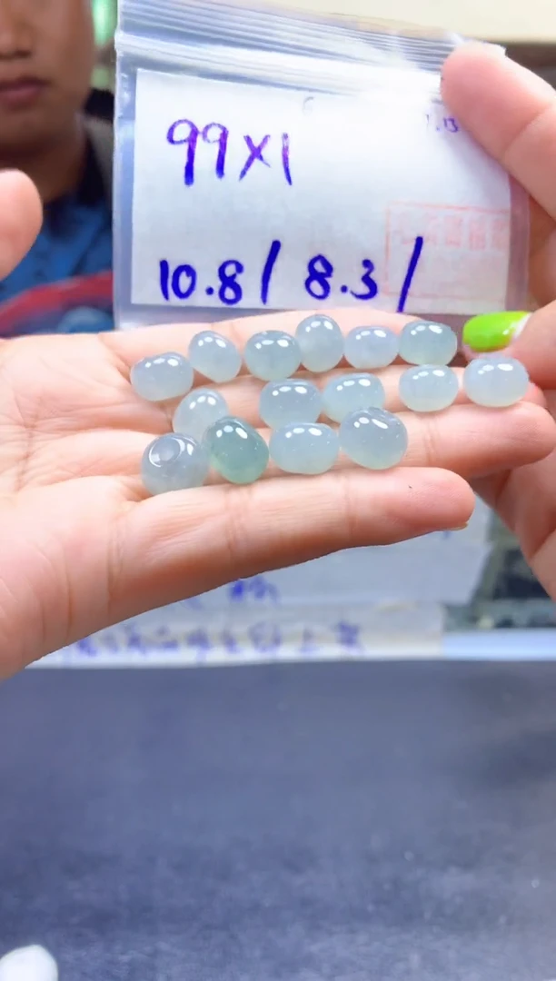 定制翡翠未镶嵌扣子#99元多样性拍一发一毛货需抛