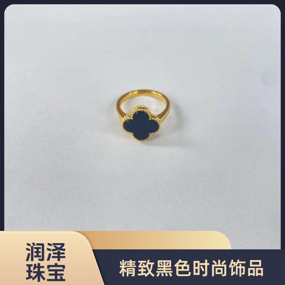 【质检发货】源头工厂-黑色戒指-P
