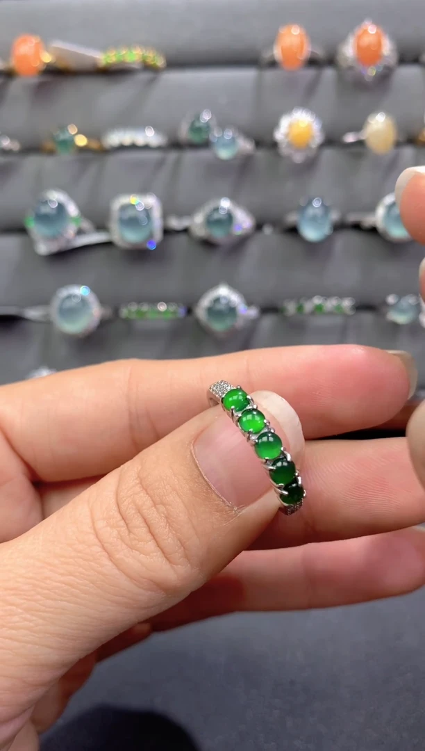 未镶嵌戒指翡翠翡翠A货