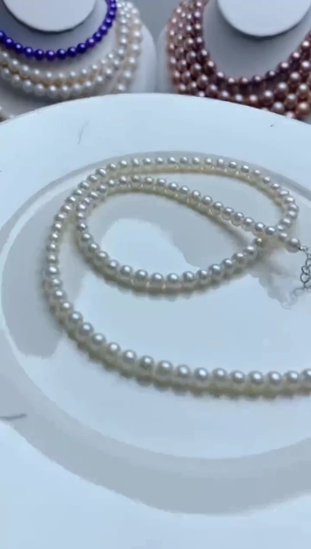 淡水珍珠未镶嵌颈饰2239