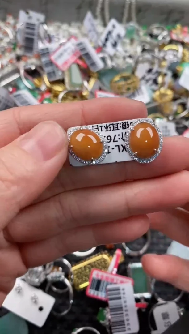 银S925镶嵌戒指翡翠888            2