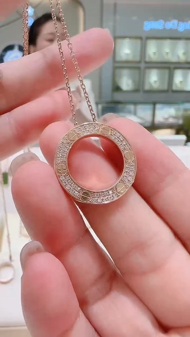 套链18K金镶嵌钻石18K金套链