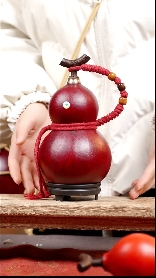 776号纯手工制作天然大漆真葫芦【不包全品介意慎拍】