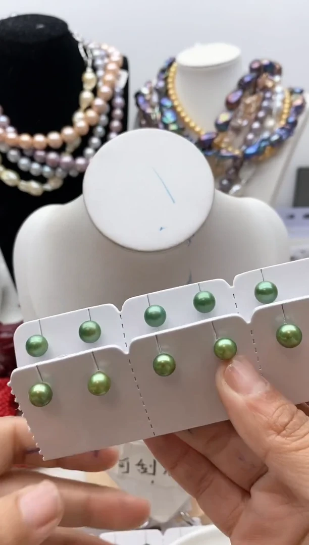 【闪购商品】淡水珍珠颈饰钛钢49