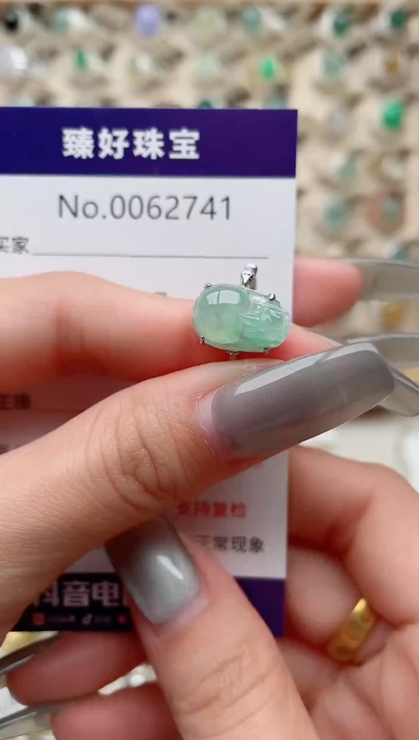 【闪购商品】翡翠戒指银S925镶嵌..........