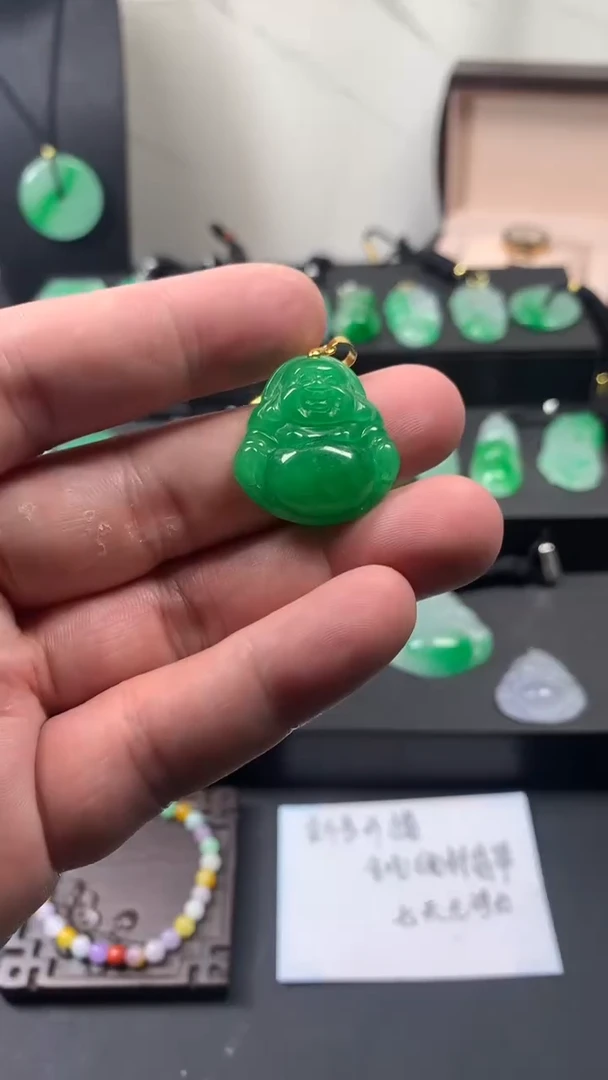 颈饰未镶嵌翡翠所见即所得，一图一物