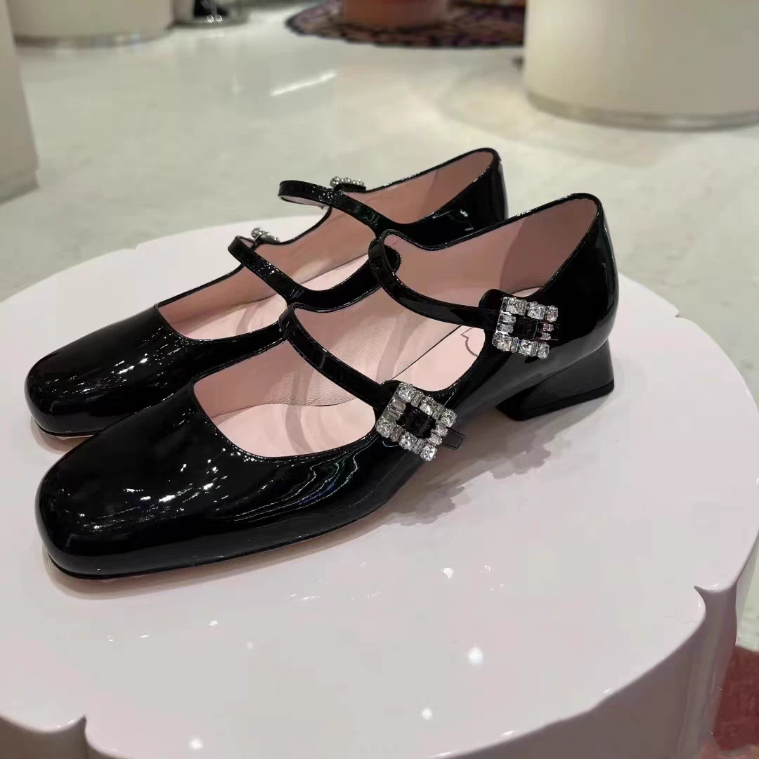 低跟玛丽珍舒适女鞋