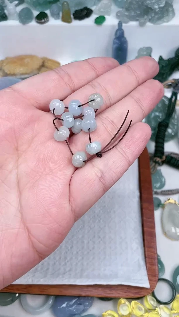 【闪购商品】翡翠散珠莲花珠单珠翡翠