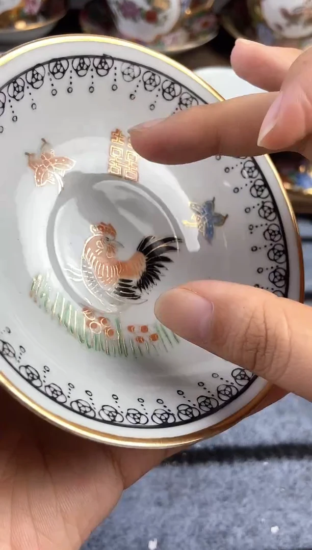 瓷片微瑕慎拍景德镇窑老厂瓷摆件