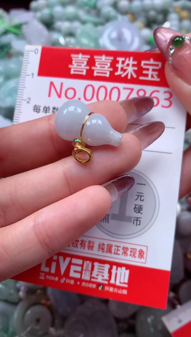 颈饰未镶嵌翡翠7863