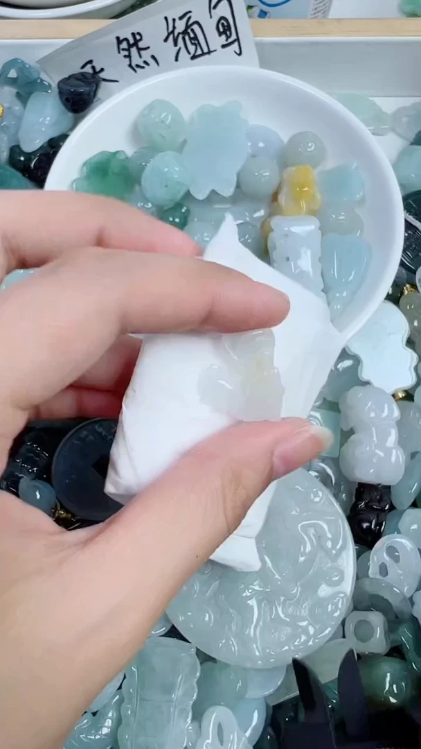 散珠翡翠660号链接，A货翡翠