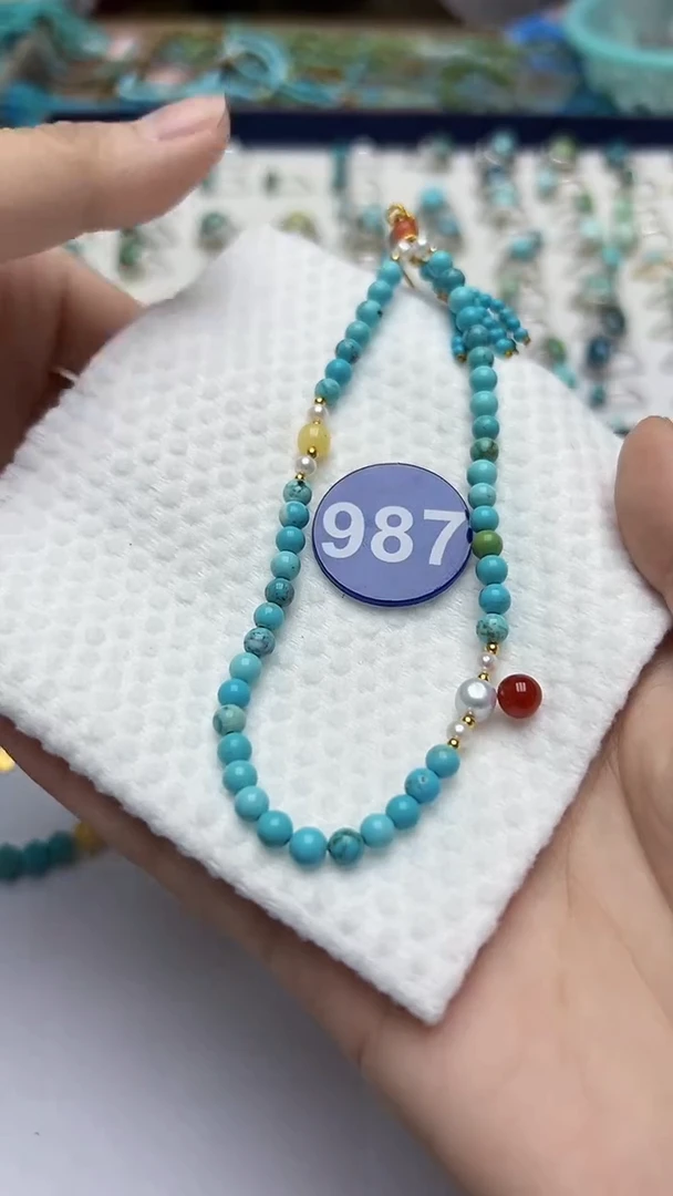 玛瑙/玉髓手串未镶嵌987