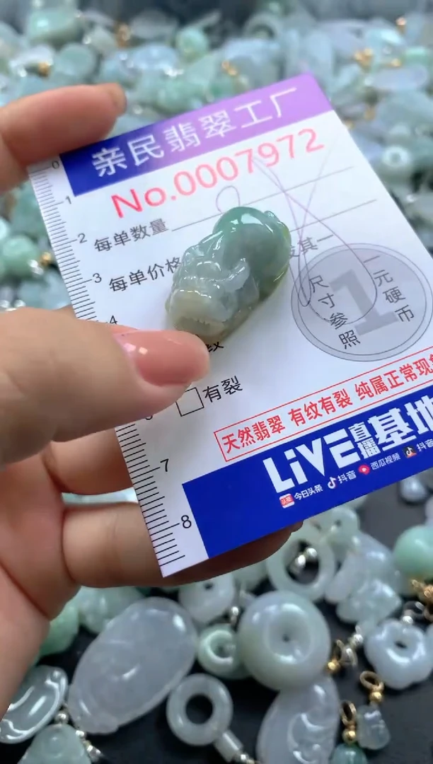 颈饰未镶嵌翡翠7972