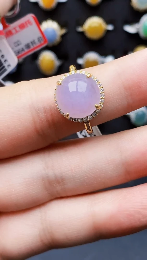 银S925镶嵌戒指翡翠周***奶0001