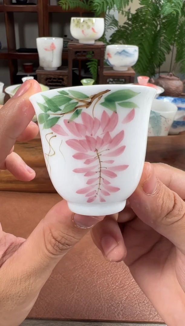 杯子优质瓷土璞玉茶具单品上新