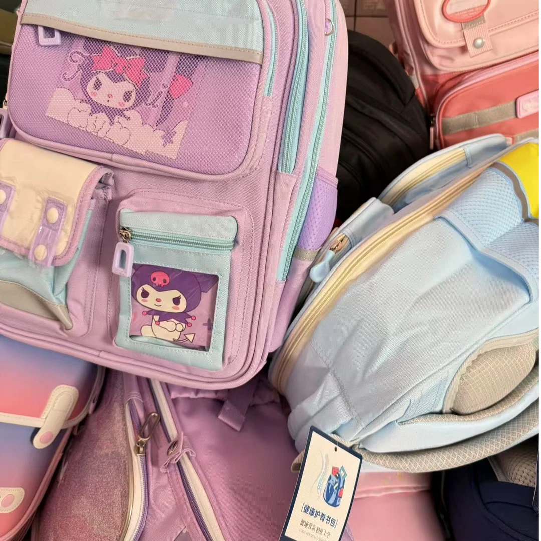 6孤品小学生书包3-6年级初中护脊减负儿童轻便大容量男女双肩背包