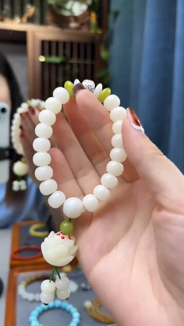 把件白玉菩提白玉菩提老型手持ZD