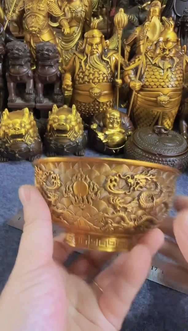 老黄黄铜摆件装饰品