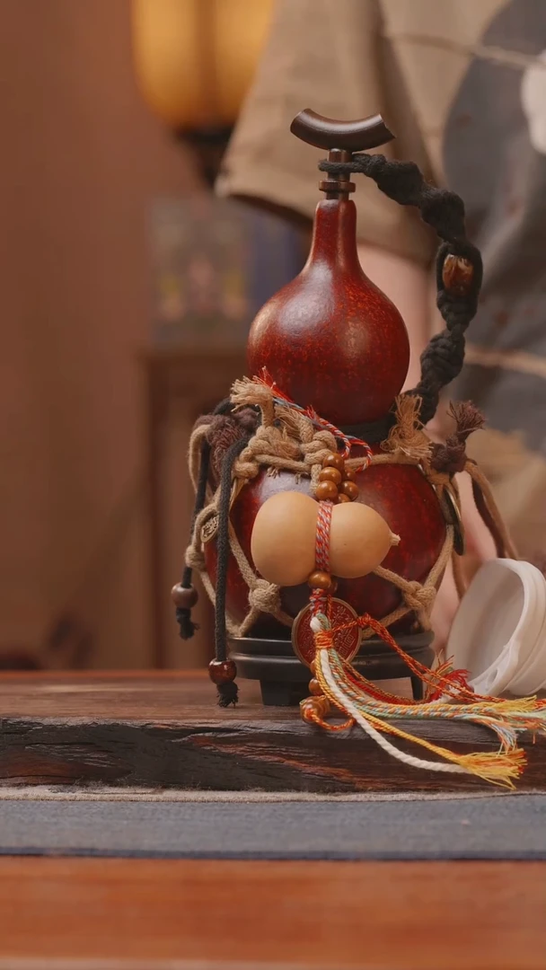 1667号精品大漆葫芦防腐防渗装水茶酒