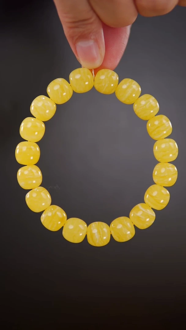 手串蜜蜡未镶嵌同料焦皮虎皮老型手串19.61