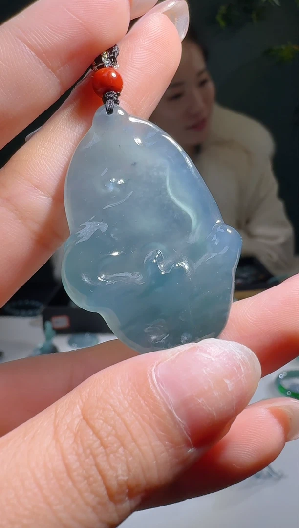 【闪购商品】翡翠颈饰未镶嵌天然A货翡翠悟道