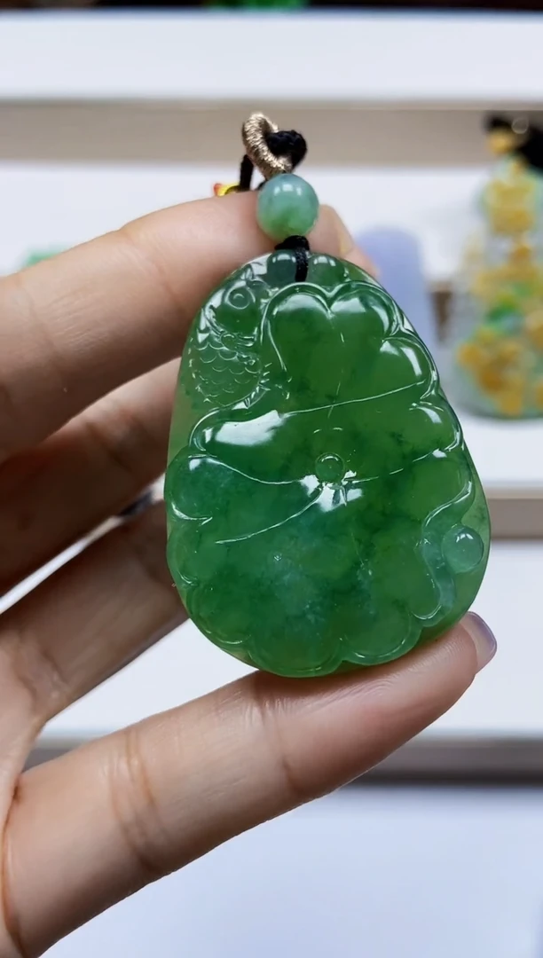 颈饰未镶嵌翡翠翡翠A货