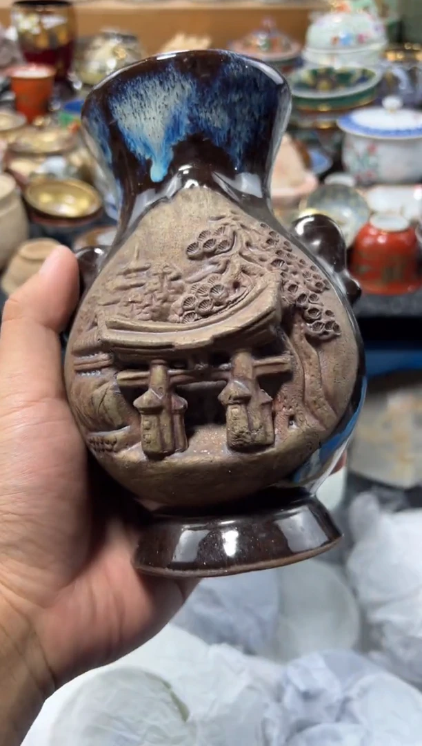 瓷片夏目海外回流瓷器中古品。