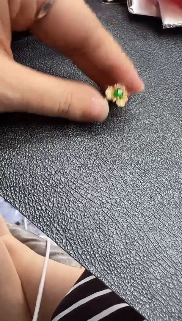 银S925镶嵌戒指翡翠0970291337多样性发一