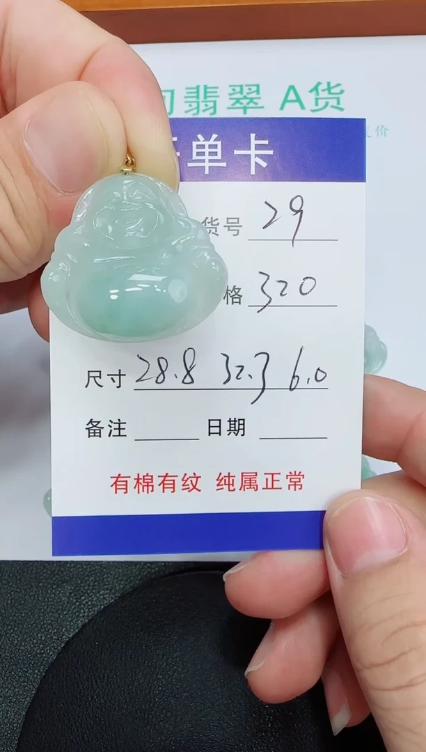 吊坠(赠链)未镶嵌翡翠29