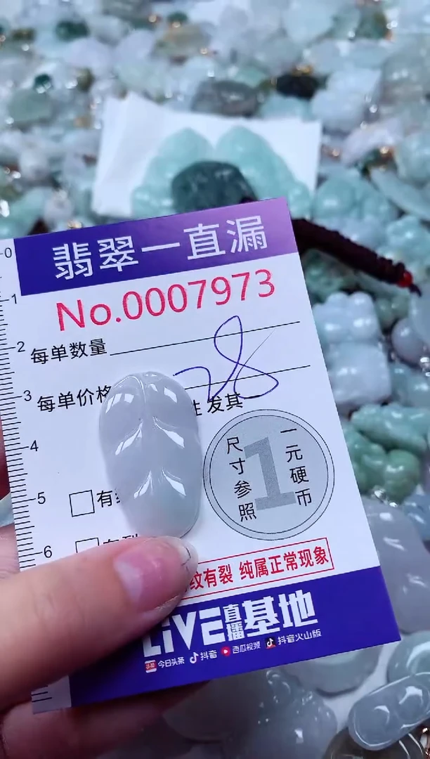 吊坠(不含链)未镶嵌翡翠7973