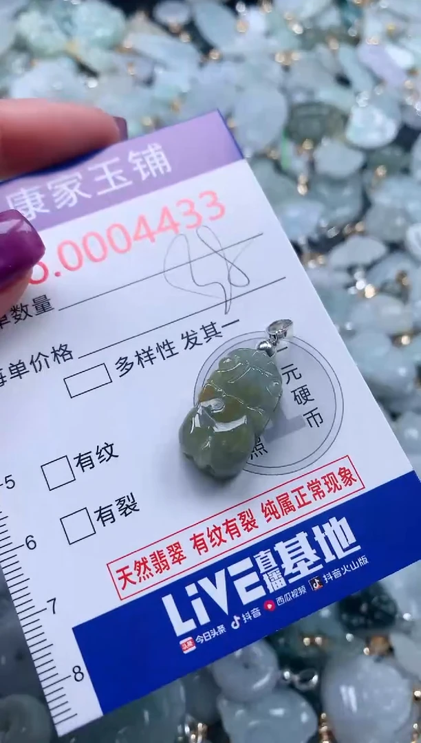 颈饰未镶嵌翡翠4433