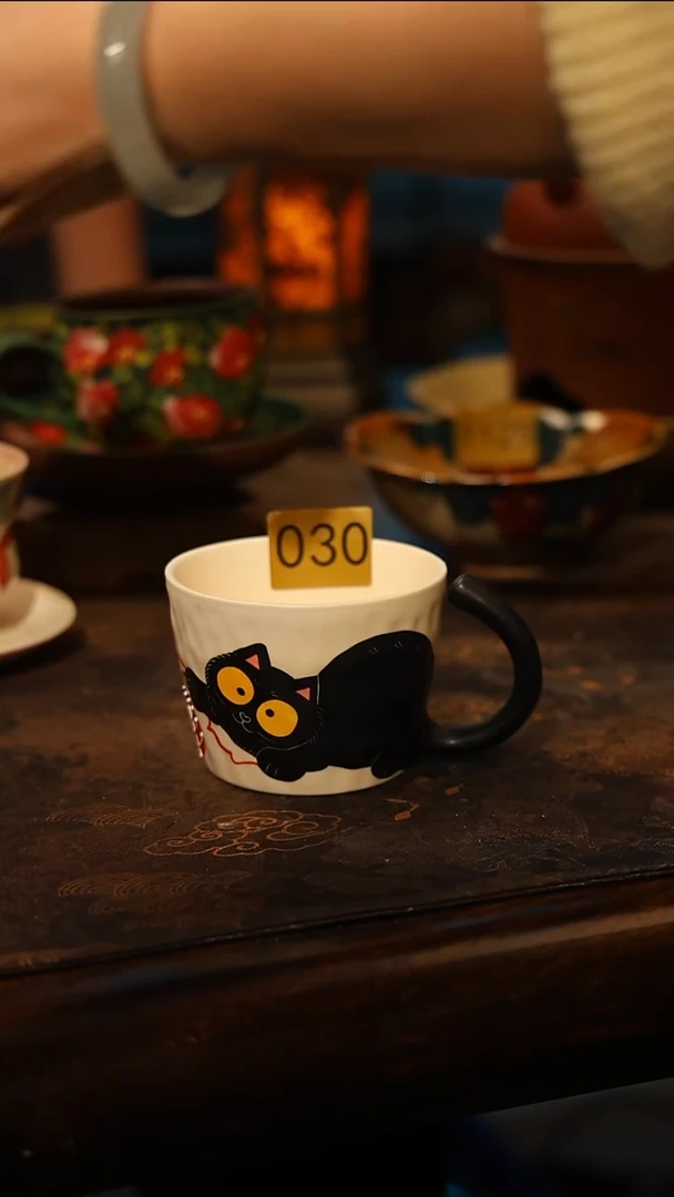 陶瓷景德镇高温釉下彩手工手绘款式@A0763@