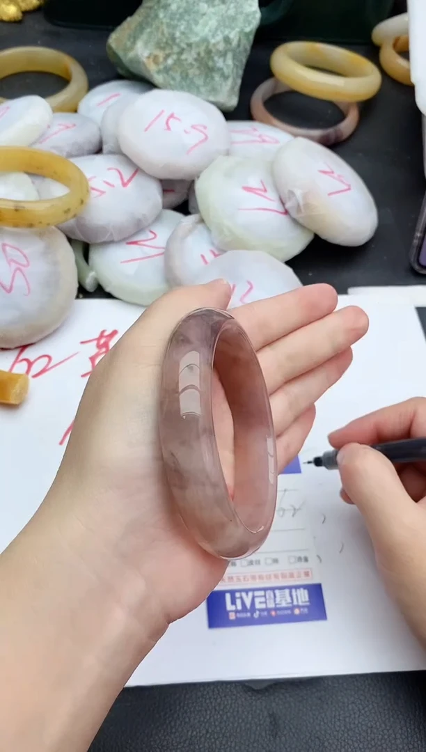 未镶嵌手镯石英质玉343+61/62