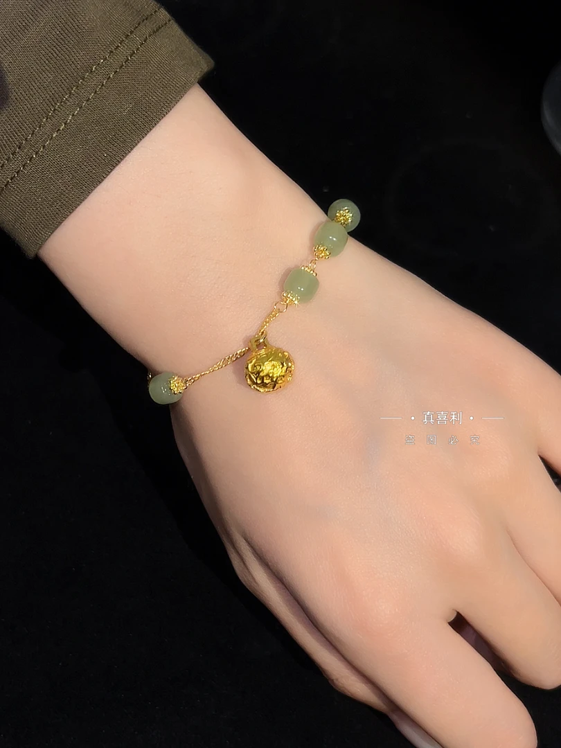 【五福临门】铃铛手链  首饰女款氛国感配饰小众美拉德配