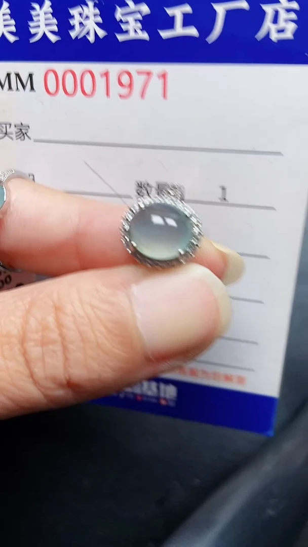 颈饰银S925镶嵌翡翠1971