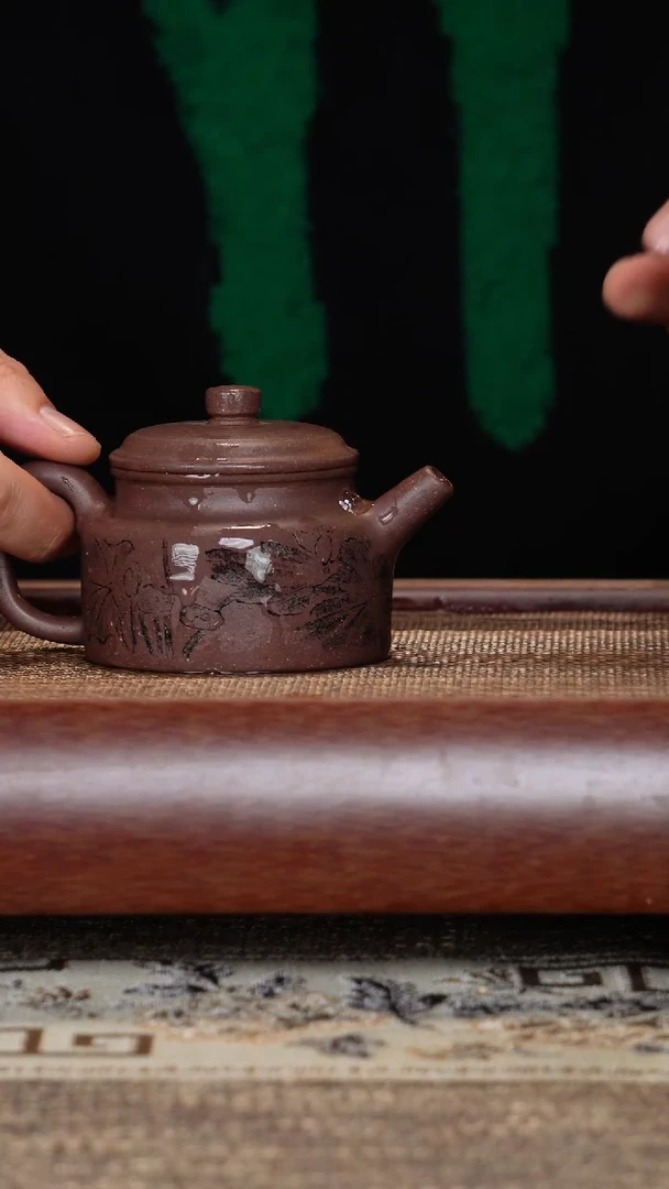 【闪购商品】紫砂茶壶德钟明清风格紫泥全手工