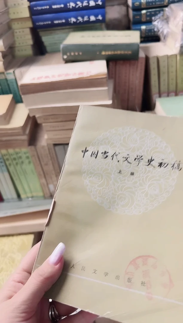 好***A中国当代文学史初稿  2本