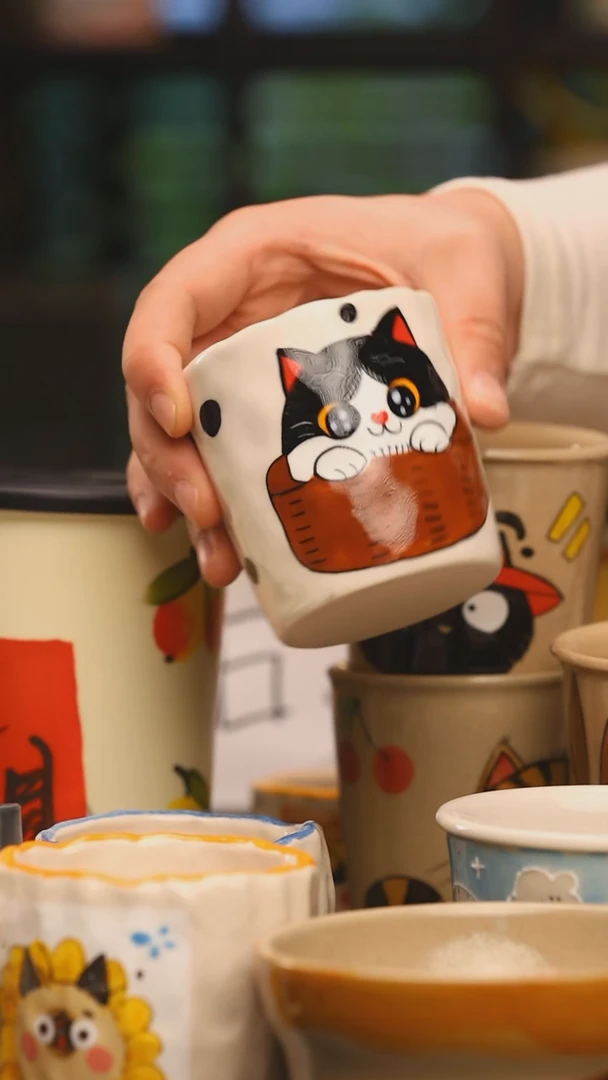 【闪购商品】摆件设计师陶瓷创意手作陶瓷景德镇