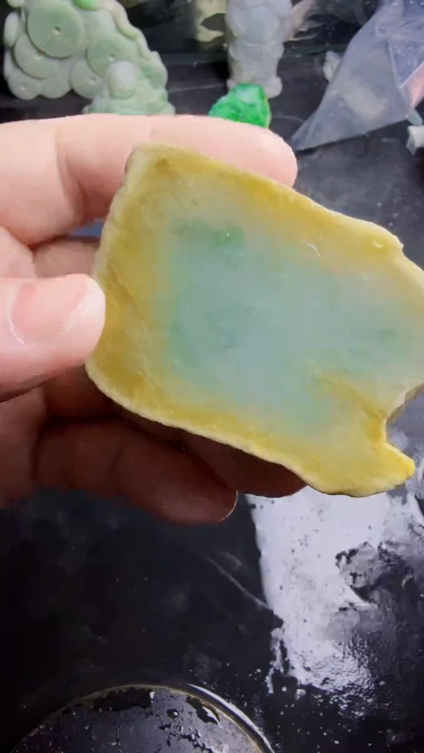 未镶嵌挂件翡翠笼****子天然翡翠066