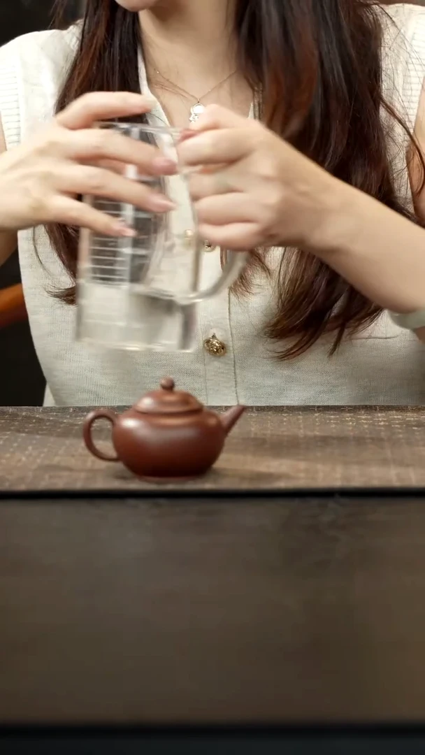 茶壶紫砂底槽青水平60cc