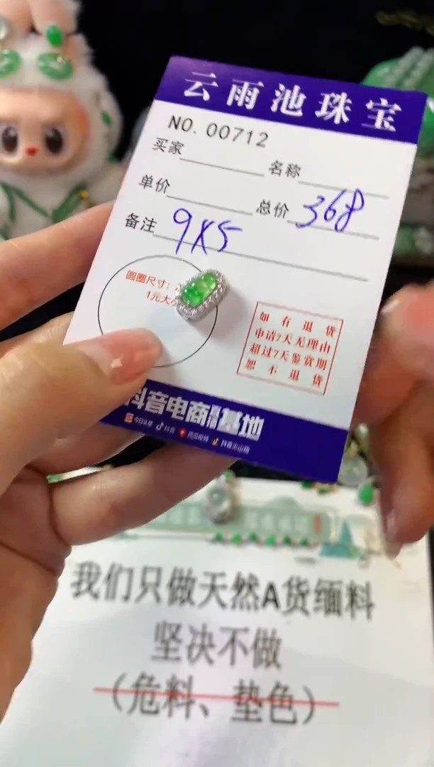 翡翠银S925镶嵌颈饰翡翠