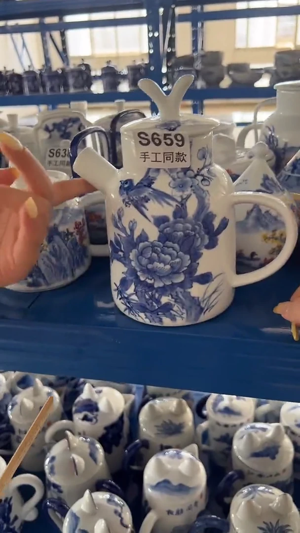 壶659高白泥茶壶