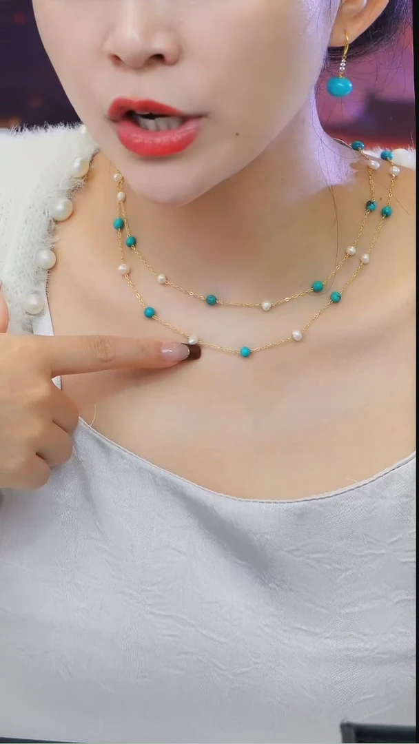 未镶嵌项链淡水珍珠发货一件