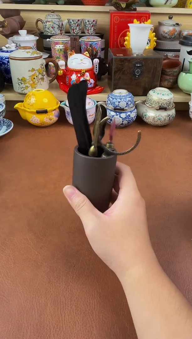 陶瓷茶具摆件旅行套组