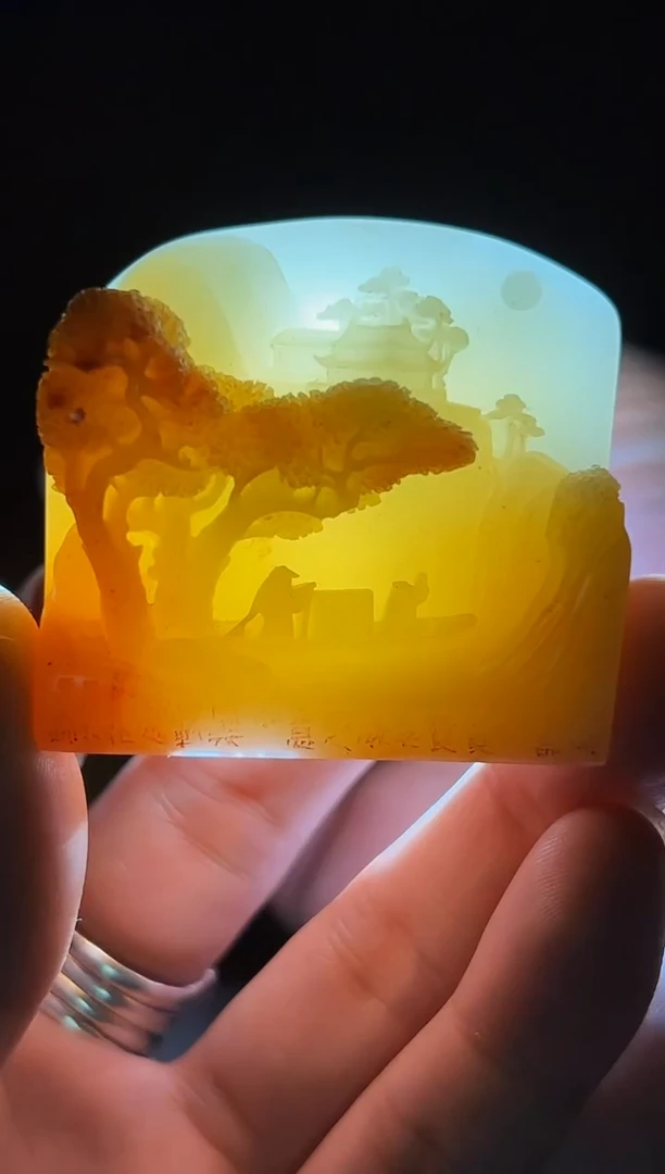 【闪购商品】寿山石印石篆刻焦新帅SX43685抱琴看鹤去