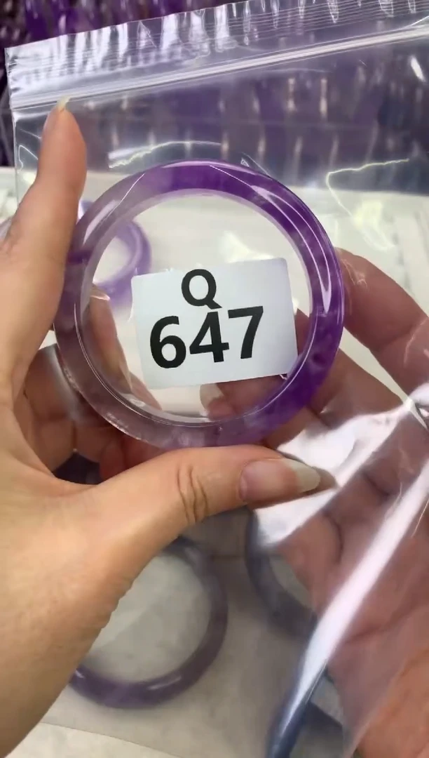 【闪购商品】水晶水晶手镯Q未镶嵌647-56
